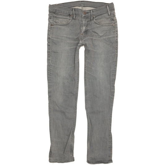 Levi's Men Grey Skinny Slim Stretch Jeans W33 L31