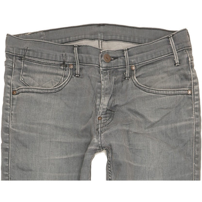 Levi's Men Grey Skinny Slim Stretch Jeans W33 L31