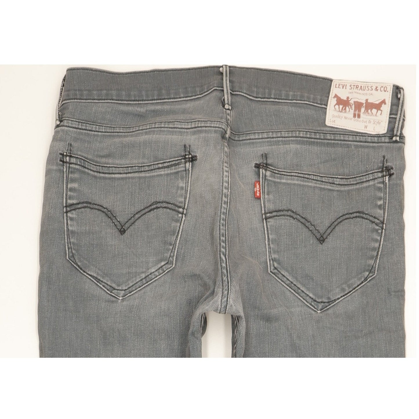 Levi's Men Grey Skinny Slim Stretch Jeans W33 L31