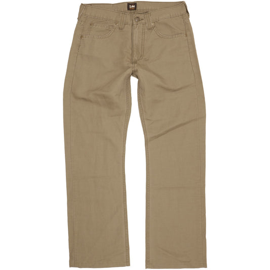 Lee Kent Men Brown Straight Regular Jeans W29 L29
