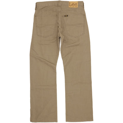 Lee Kent Men Brown Straight Regular Jeans W29 L29