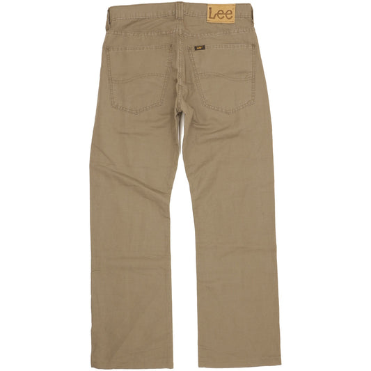 Lee Kent Men Brown Straight Regular Jeans W29 L29