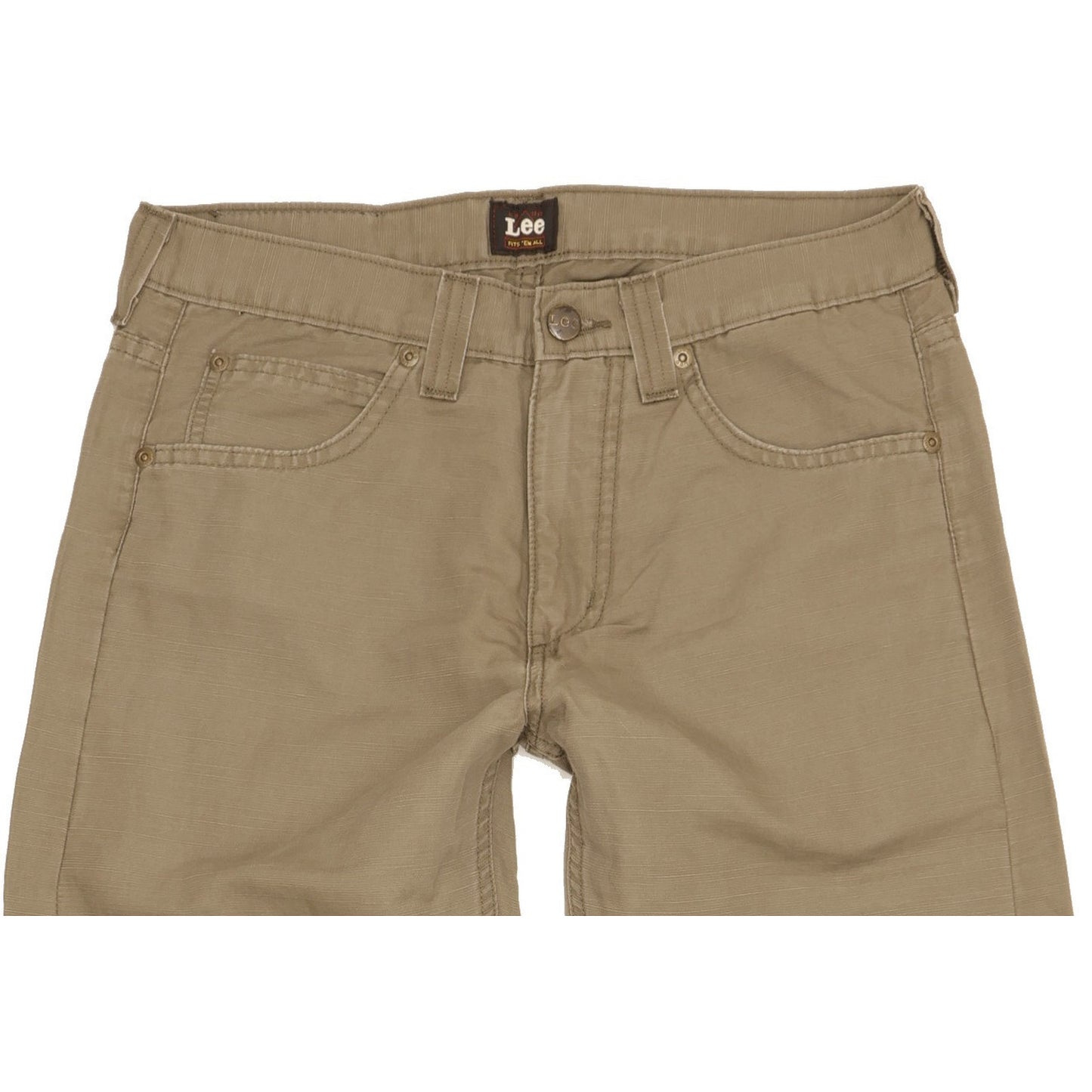 Lee Kent Men Brown Straight Regular Jeans W29 L29