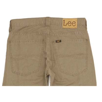 Lee Kent Men Brown Straight Regular Jeans W29 L29