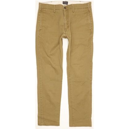 Levi's Men Brown Tapered Regular Chino Stretch Jeans W30 L28