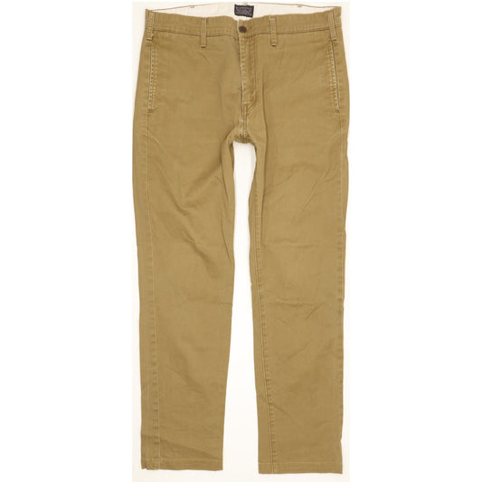 Levi's Men Brown Tapered Regular Chino Stretch Jeans W30 L28