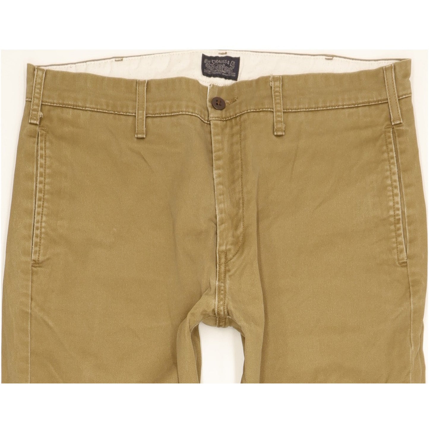 Levi's Men Brown Tapered Regular Chino Stretch Jeans W30 L28