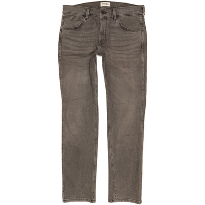 Wrangler Greensboro Men Grey Straight Regular Stretch Jeans W33 L32