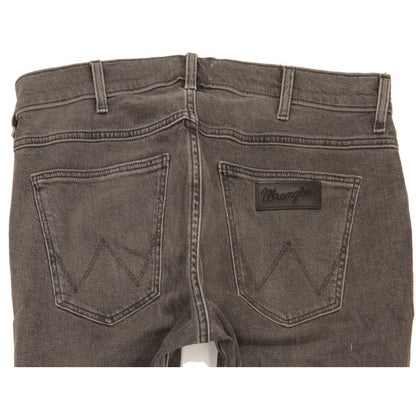 Wrangler Greensboro Men Grey Straight Regular Stretch Jeans W33 L32