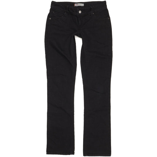 Levi's 470 Women Black Straight Slim Jeans W30 L33
