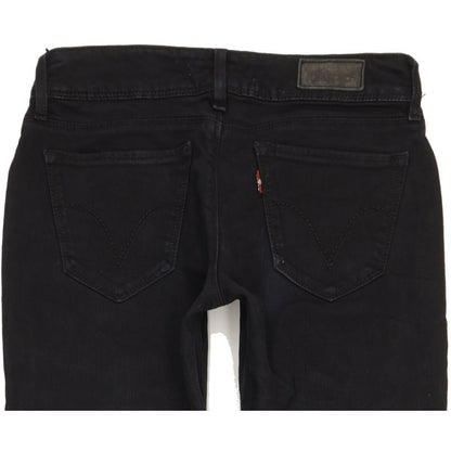Levi's 470 Women Black Straight Slim Jeans W30 L33