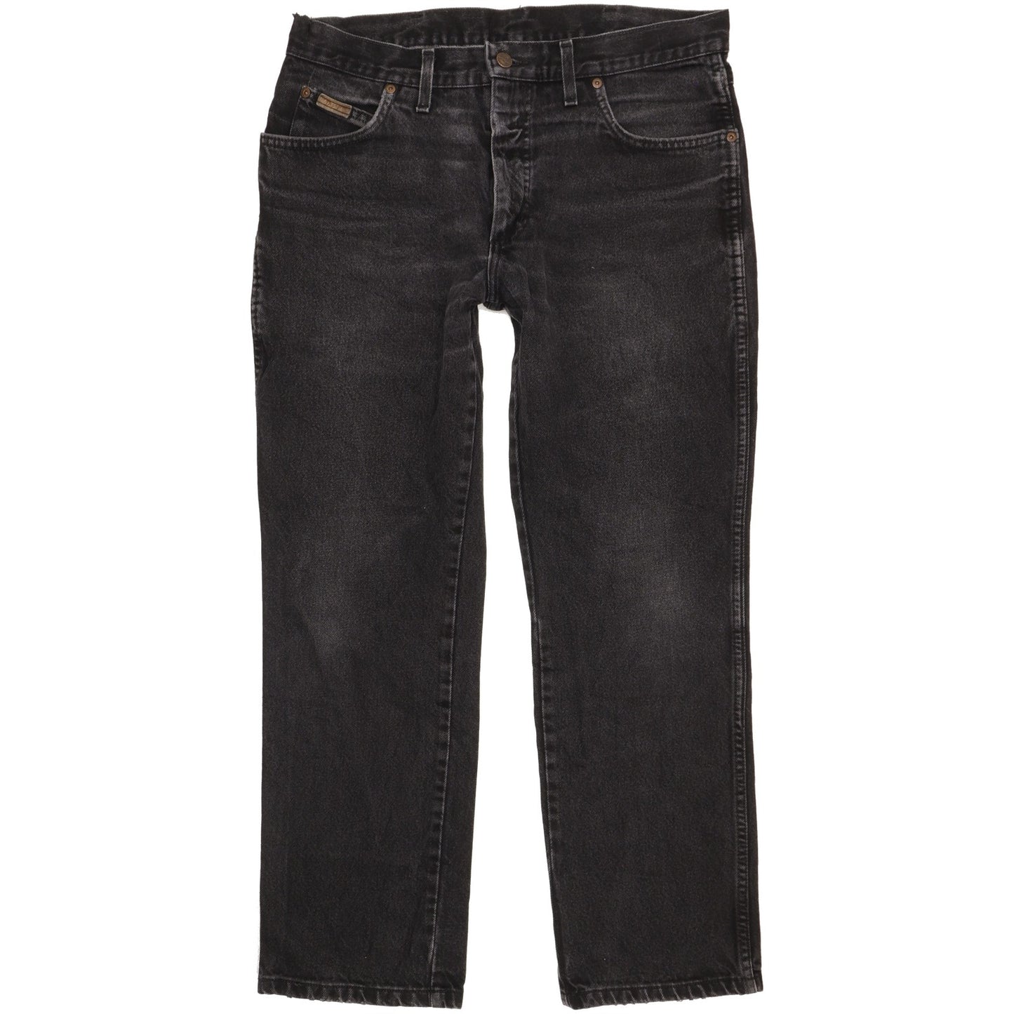 Wrangler Texas Men Black Straight Regular Jeans W36 L29
