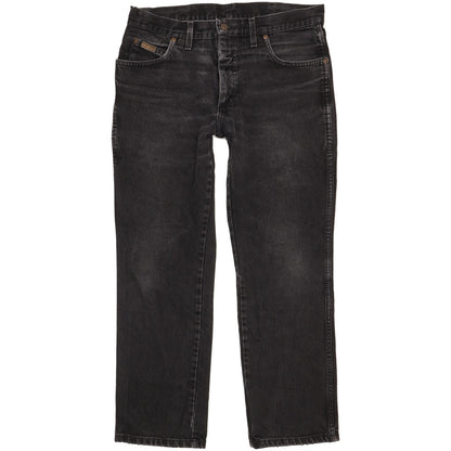Wrangler Texas Men Black Straight Regular Jeans W36 L29