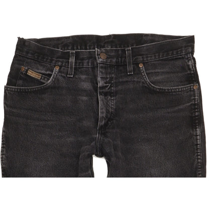 Wrangler Texas Men Black Straight Regular Jeans W36 L29