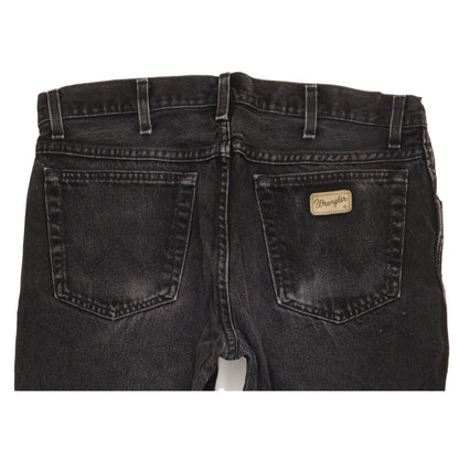 Wrangler Texas Men Black Straight Regular Jeans W36 L29