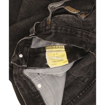 Wrangler Texas Men Black Straight Regular Jeans W36 L29