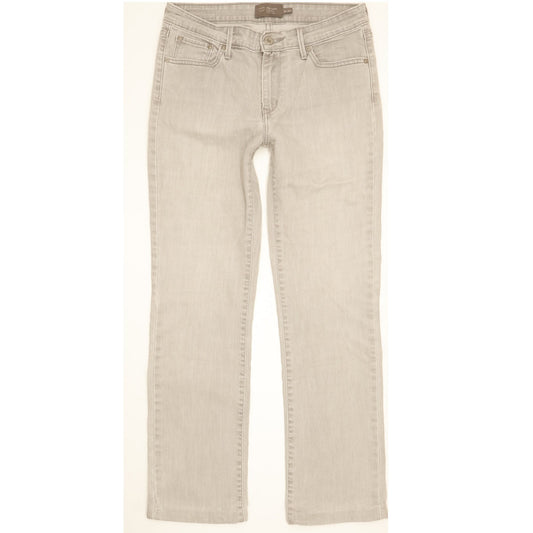 Levi's Demi Curve Women Grey Straight Classic Stretch Jeans W29 L29