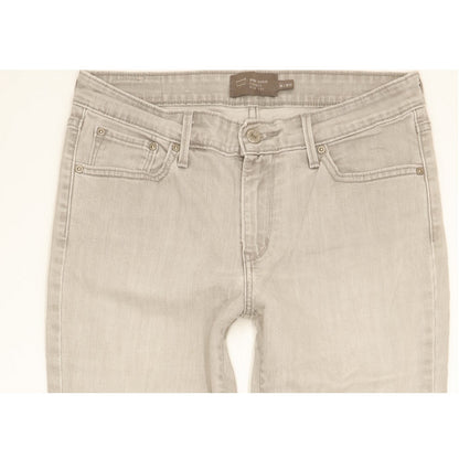 Levi's Demi Curve Women Grey Straight Classic Stretch Jeans W29 L29