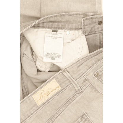 Levi's Demi Curve Women Grey Straight Classic Stretch Jeans W29 L29