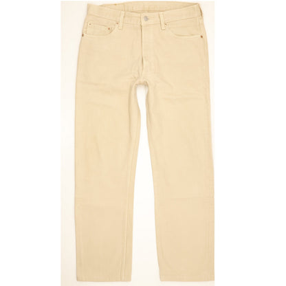 Levi's 501 Made in USA Men Beige Straight Regular Jeans W34 L30