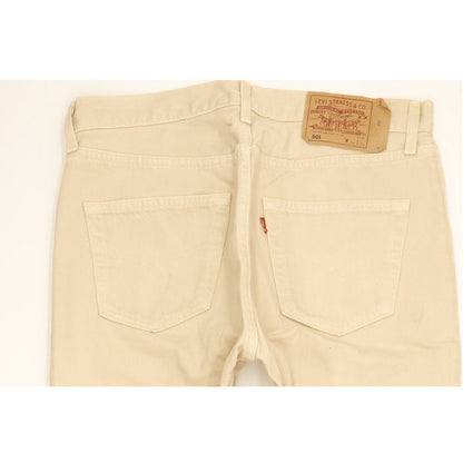 Levi's 501 Made in USA Men Beige Straight Regular Jeans W34 L30