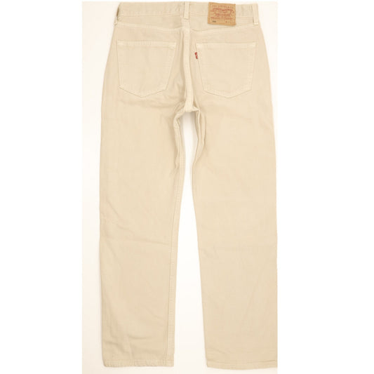 Levi's 501 Made in USA Men Beige Straight Regular Jeans W32 L30