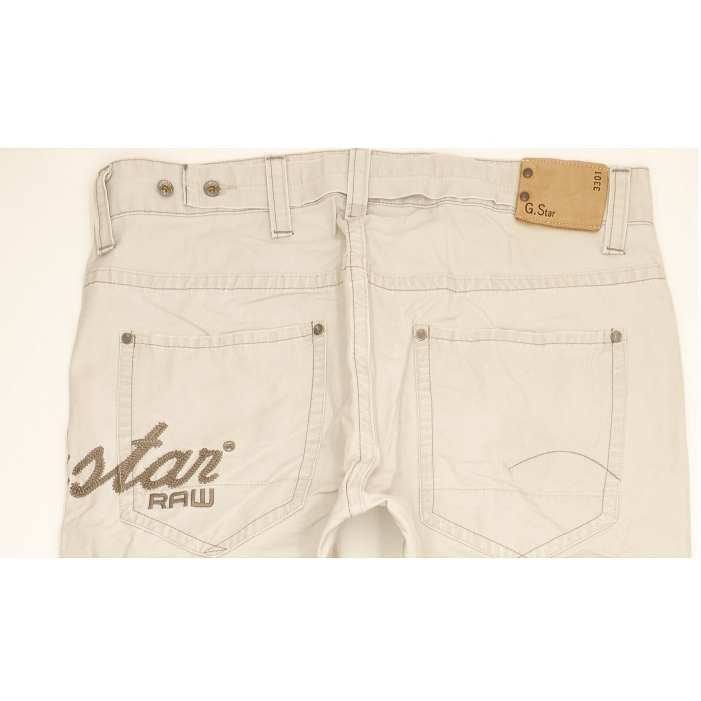 G-Star Radar Men Grey Straight Regular Jeans W38 L36