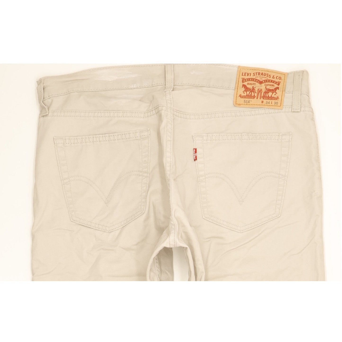 Levi's 514 Men Grey Straight Slim Jeans W34 L27