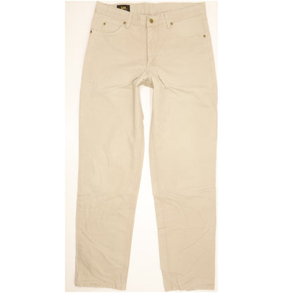 Lee Kansas Men Beige Straight Regular Jeans W34 L34