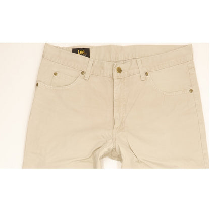 Lee Kansas Men Beige Straight Regular Jeans W34 L34