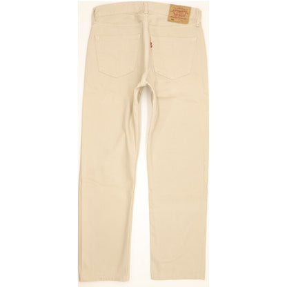 Levi's 501 Men Beige Straight Regular Jeans W33 L29