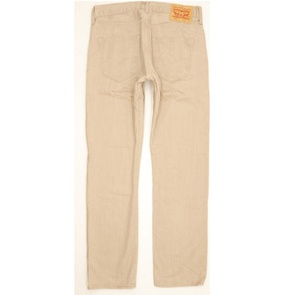 Levi's 501 Men Beige Straight Regular Jeans W32 L31
