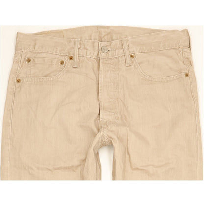 Levi's 501 Men Beige Straight Regular Jeans W32 L31