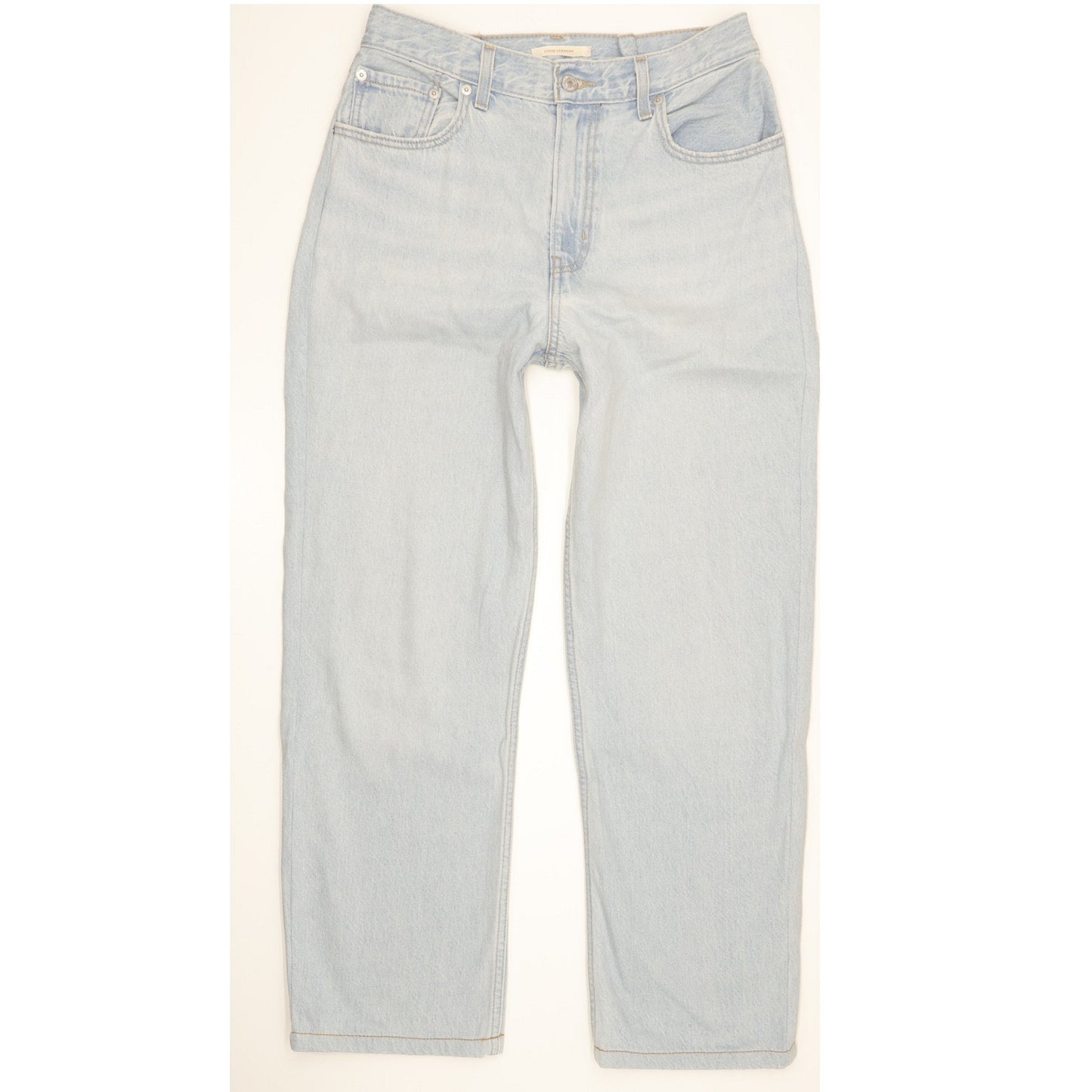 Levi's Blue Straight Loose Jeans High Waisted W28 L28