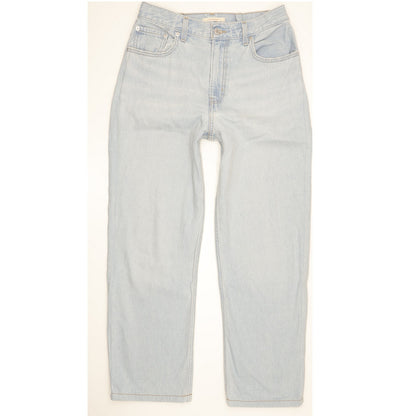 Levi's Blue Straight Loose Jeans High Waisted W28 L28