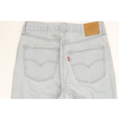 Levi's Blue Straight Loose Jeans High Waisted W28 L28