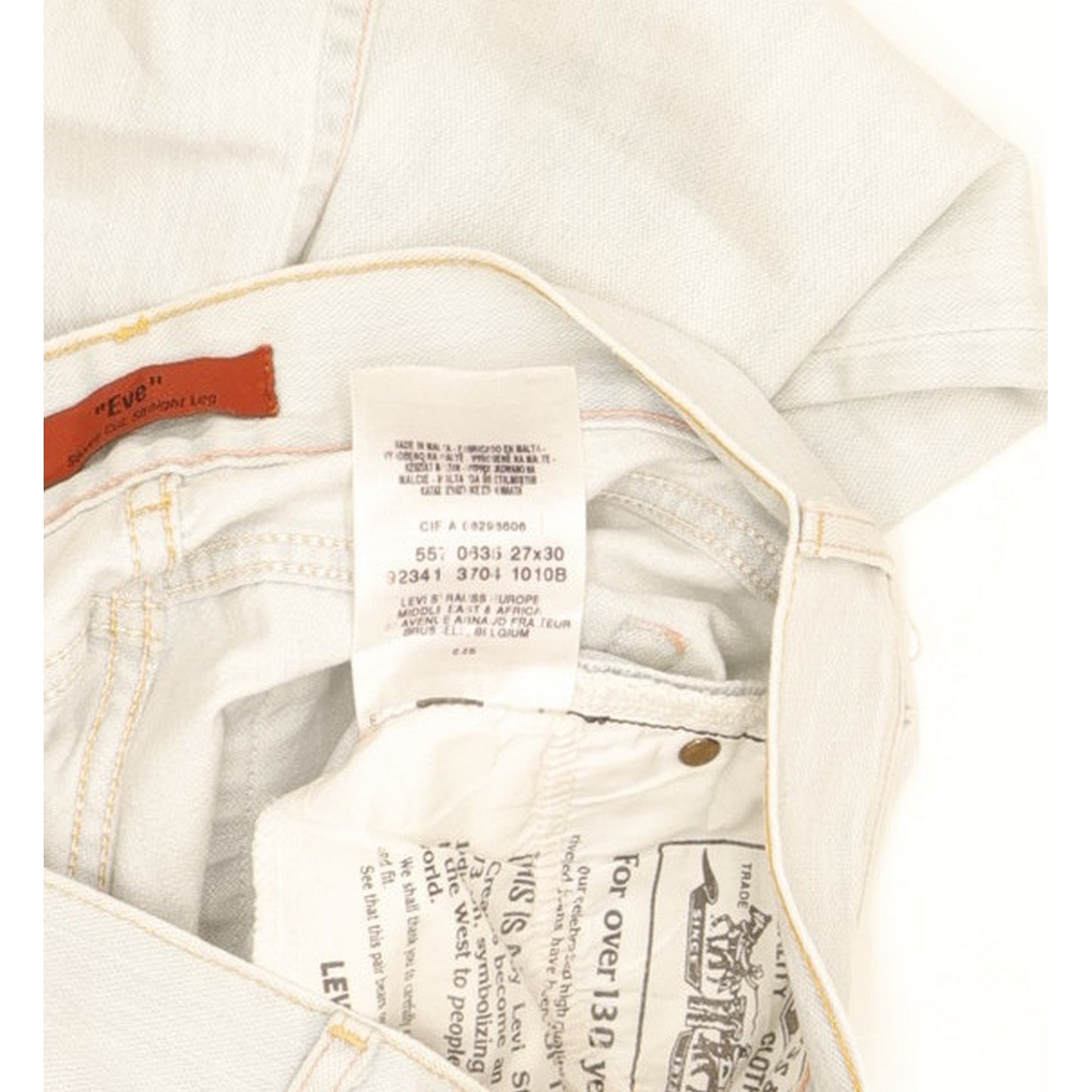 Levi's Eve Women Blue Straight Slim Jeans W27 L30