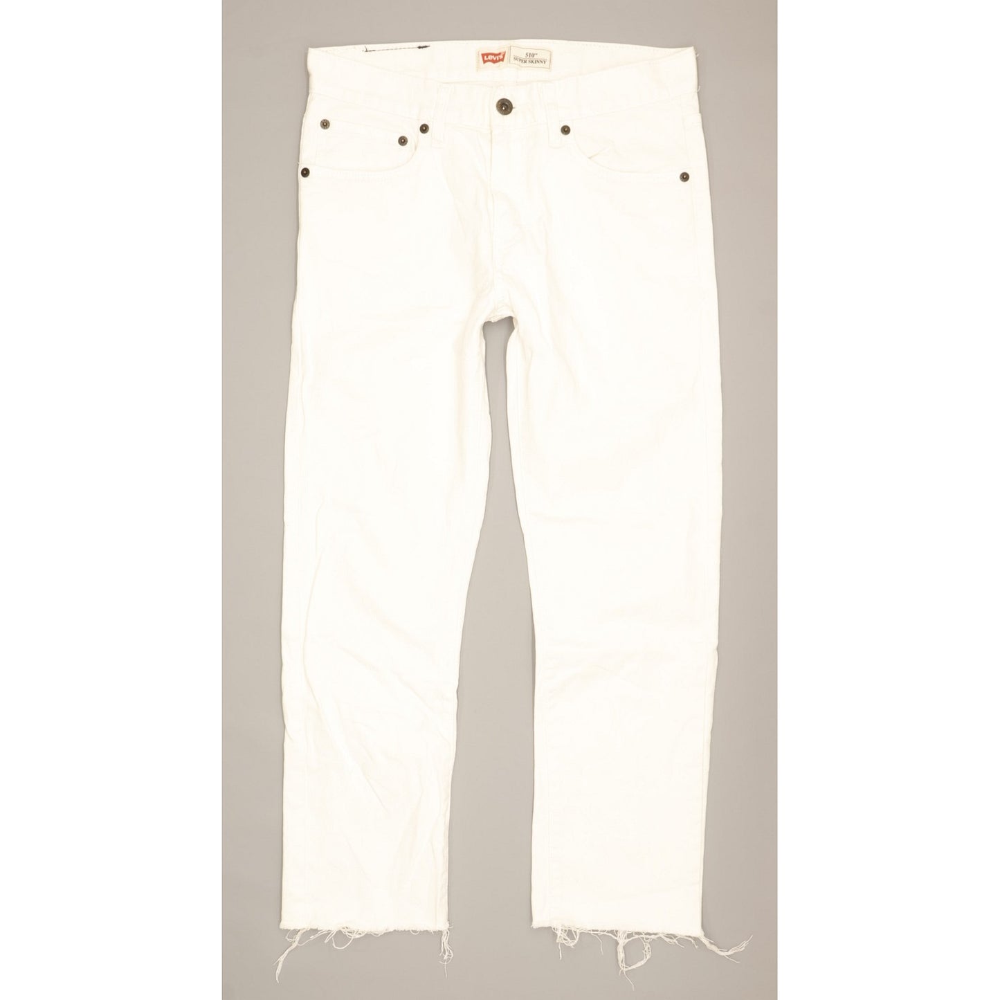 Levi's 510 Women White Skinny Slim Stretch Jeans W29 L25