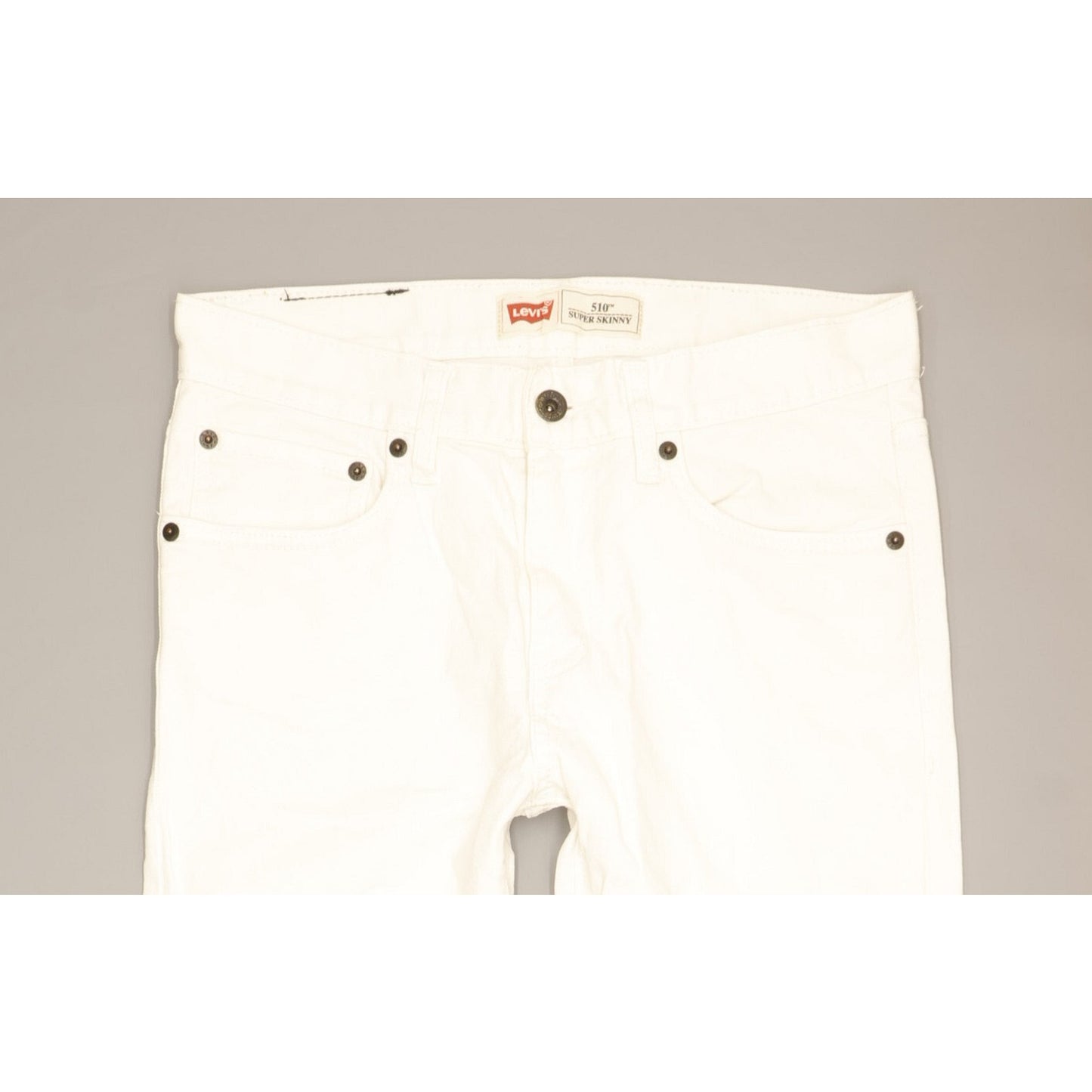 Levi's 510 Women White Skinny Slim Stretch Jeans W29 L25