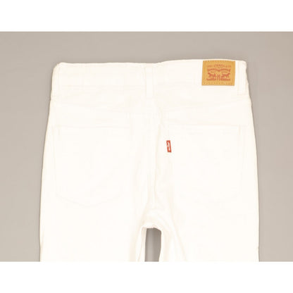 Levi's 720 Girls Women White Skinny Slim Stretch Jeans W24 L29