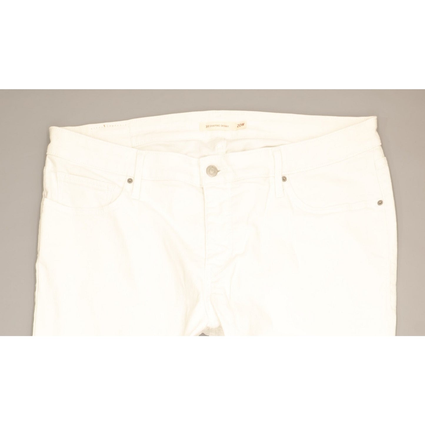 Levi's 311 Shaping Women White Skinny Slim Stretch Jeans W36 L29