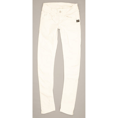 G-Star Lynn Women White Skinny Slim Stretch Jeans W23 L30