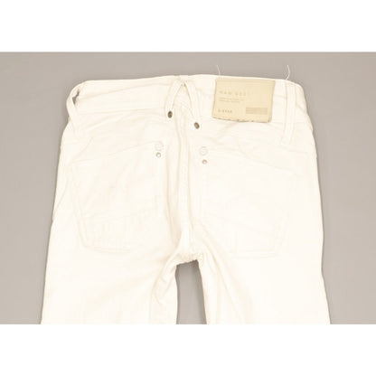 G-Star Lynn Women White Skinny Slim Stretch Jeans W23 L30