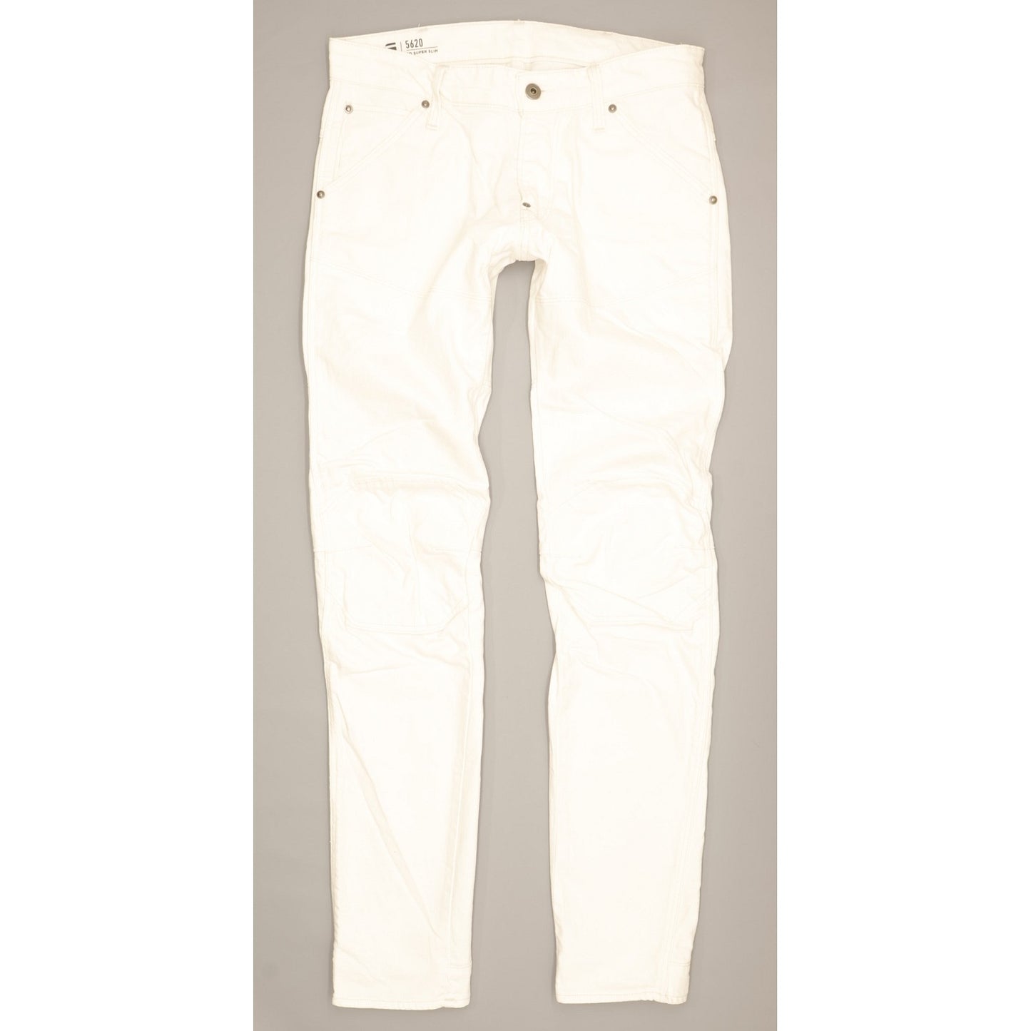 G-Star 5620 3D Men White Skinny Slim Stretch Jeans W30 L32