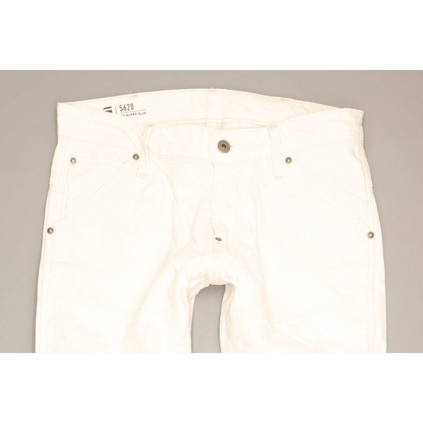G-Star 5620 3D Men White Skinny Slim Stretch Jeans W30 L32