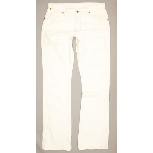Wrangler Dayton Men White Bootcut Regular Jeans W34 L36