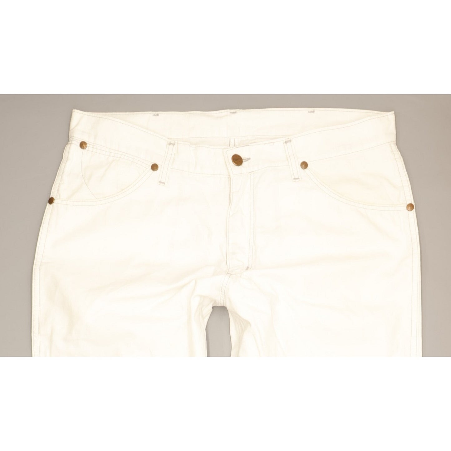 Wrangler Dayton Men White Bootcut Regular Jeans W34 L36