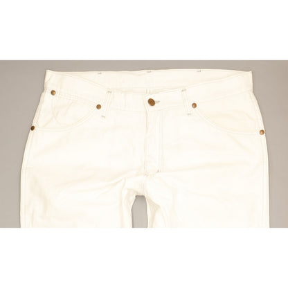 Wrangler Dayton Men White Bootcut Regular Jeans W34 L36