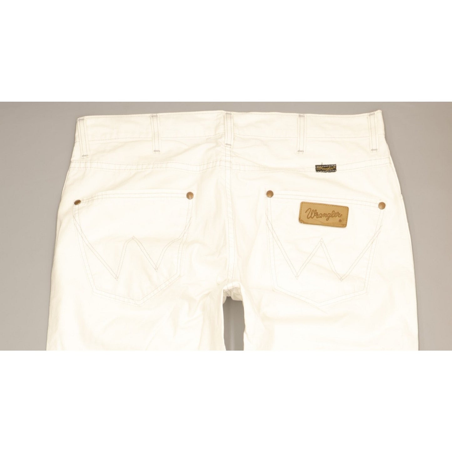 Wrangler Dayton Men White Bootcut Regular Jeans W34 L36