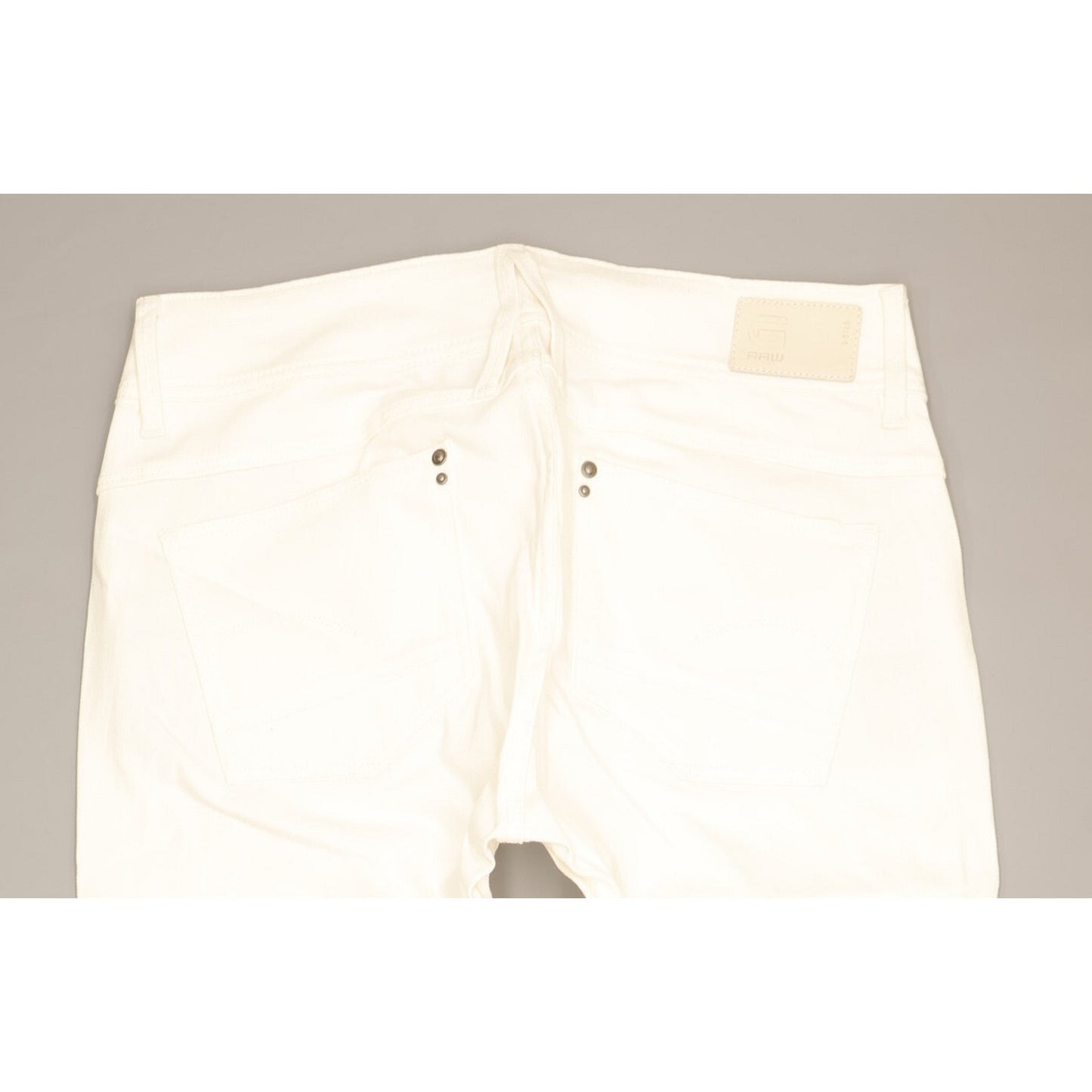 G-Star Lynn Women White Skinny Slim Jeans W32 L29